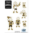Purdue Boilermakers Family Decal Set Small